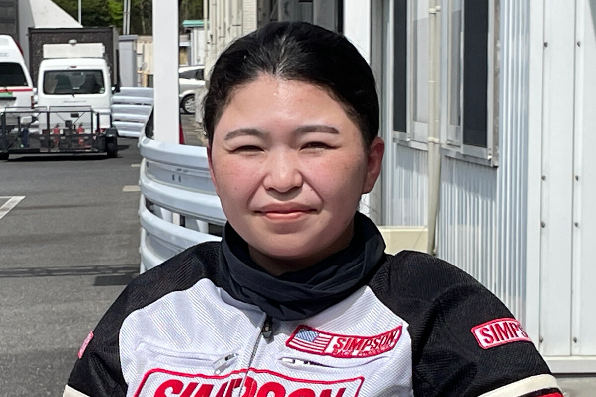 ツーリングクラスに参加した秋山美穂さん