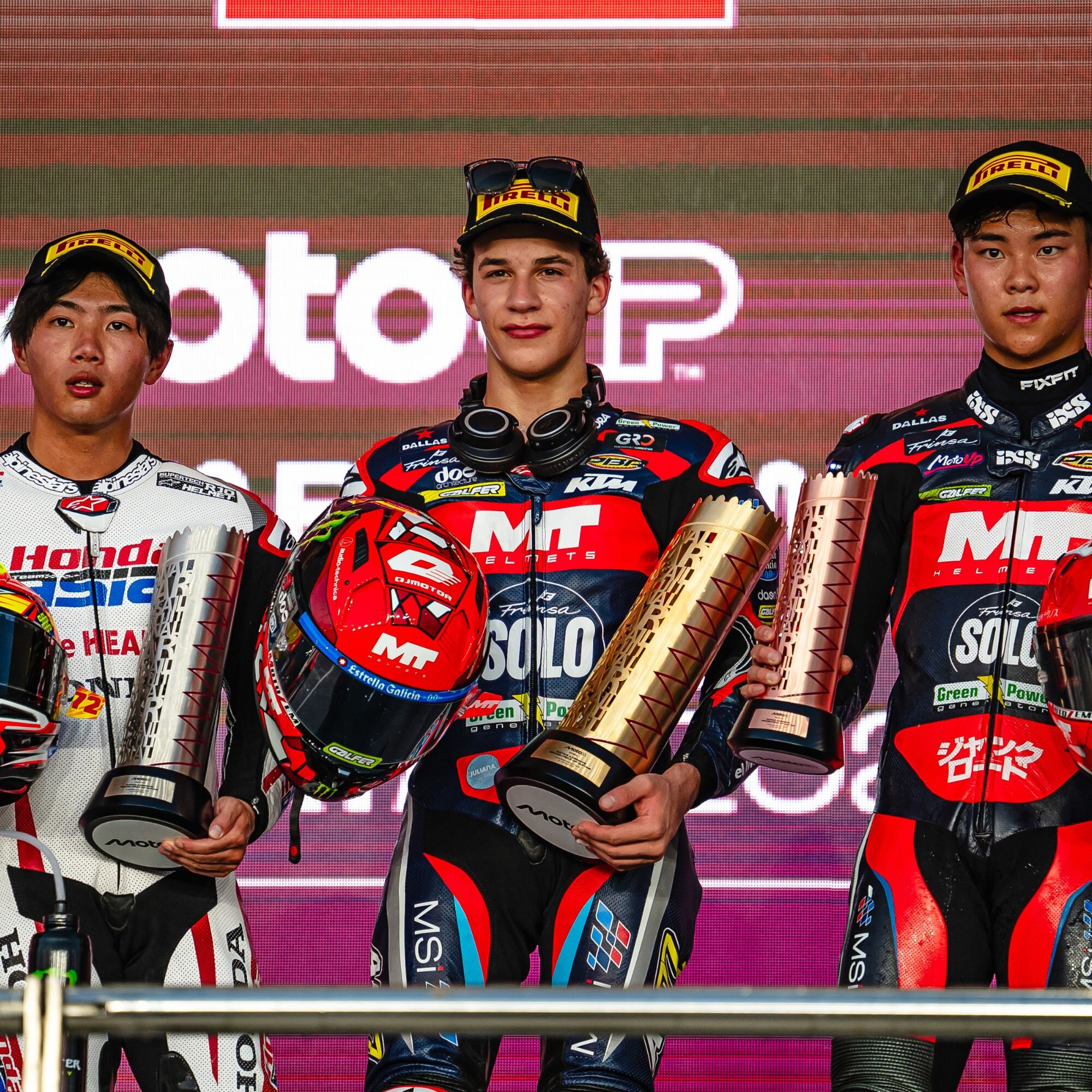 MotoGP第4戦カタールGP Moto2、Moto3レースレポート／Moto3で二人の日本人ライダーが表彰台獲得。古里太陽が2位、山中琉聖が3位