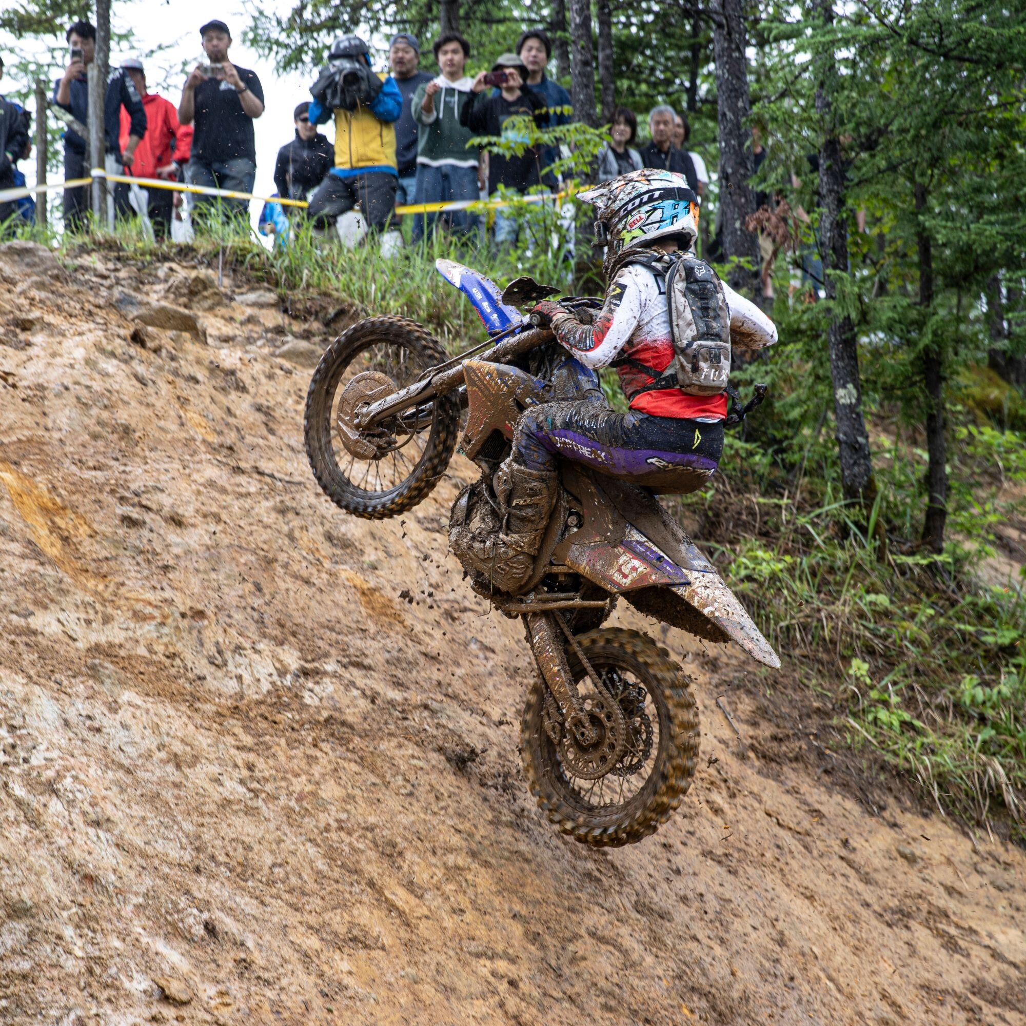 JEC Rd.6-7 2025 プラザ阪下2デイズエンデューロは、ドライのDAY1と雨上がりのDAY2で速さの質が問われる展開に