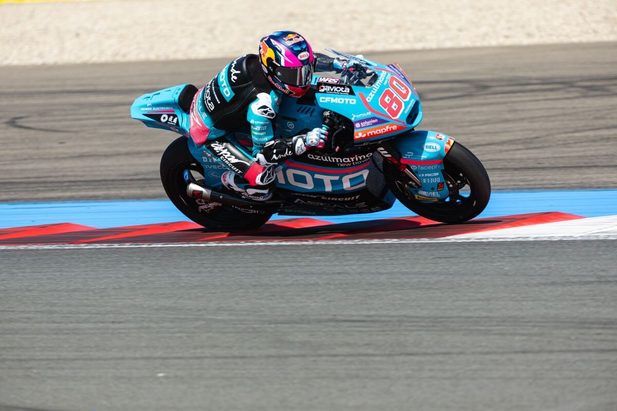 2026年Moto2 オランダGPを走るダビド・アロンソ